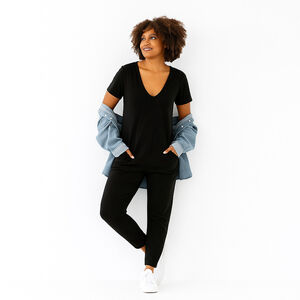 Smash + Tess Sunday Romper Jumpsuit Midnight Black Size S Made in Canada